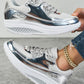 ✨ Modern Women's Platform Sneakers for Shining Casual Style