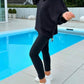 💖Limited Sale 50% OFF💖Women's Two-Piece Solid Color Hooded Sweatshirt Set