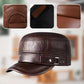 🎊Year-End Sales - 50% OFF 🎊PU Leather Flat Top Warm Baseball Cap