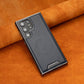 Magnetic Anti-Fall Luxury Faux Leather Phone Case for Samsung