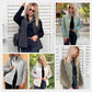 🍂⏳Time-limited Special⏰2025 New Women's Knit Patchwork Puffy Jacket