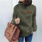 Women's Turtleneck Pullover With Zipper Detail