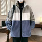 🔥Hot Sale🍂New Contrast Color Plush Warm Jacket