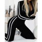 🌸Women's Sporty Zip-Up Long-Sleeve Jumpsuit
