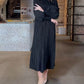 50% discount 🔥 Elegant dress with lantern sleeves in solid color