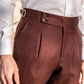 ✨Men's Solid Color Straight Casual Trousers