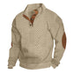 🎅Xmas Sales - 61% OFF🎄Men's Casual Long Sleeve Pullover with Elbow Patches