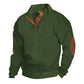 🎅Xmas Sales - 61% OFF🎄Men's Casual Long Sleeve Pullover with Elbow Patches