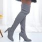 🔥Hot Sale🔥Women’s Block Heel Pointed Toe Over-the-Knee Boots