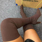 🔥Hot Sale🔥Women’s Block Heel Pointed Toe Over-the-Knee Boots