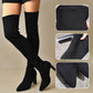 🔥Hot Sale🔥Women’s Block Heel Pointed Toe Over-the-Knee Boots