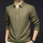 Casual Long-Sleeved Shirt in Skin-Friendly Fabric