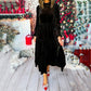 💃🎅Xmas Sales - 50% OFF🔥Women’s Luxurious Long-Sleeve Dress with Ruffle Hem