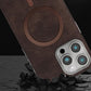 Premium Leather Phone Case - Magnetic Charging