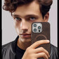 Premium Leather Phone Case - Magnetic Charging