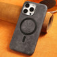 Premium Leather Phone Case - Magnetic Charging