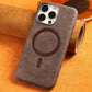 Premium Leather Phone Case - Magnetic Charging