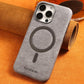 Premium Leather Phone Case - Magnetic Charging