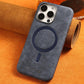 Premium Leather Phone Case - Magnetic Charging