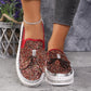 Women's Rhinestones Slip-On Bow Sneakers