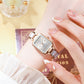 ⌚Women's Fashion Rectangular Quartz Watch