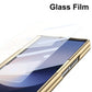 Electroplated Leather Folding Case with Pen slot For Z FOLD 3/4/5/6