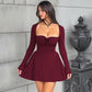 💖Limited Sale 50% OFF💖Slim-Fit Long Sleeve Bustier Dress