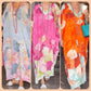 🔥 NEW SALES - 50% OFF🔥Floral Print Loose Long Dress with Half Sleeves