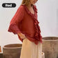🔥2025 HOT SALE🔥Women's Ruffle Collar Blouse with Bell Sleeves