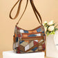 👜New Fashion PU Soft Leather Color Matching Shoulder Bag