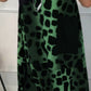 Round Neck Loose Print Short Sleeve Dress