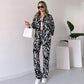 🌸Spring Specials 🌸 Chic Women's Zebra Print Shirt & Pants Set