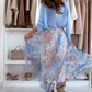 🔥50% off for a limited time👗🔥Blue Set Bow Back Top & Tulle Skirt✈️Free return if not suitable✈️
