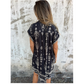 🌸Spring Specials💐 Loose-Fit Printed Short Sleeve Dress with Pockets