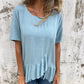 Women's Loose Round Neck Casual T-Shirt