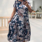 🌸Spring Specials💐 Loose Round Neck Short Sleeve Floral Dress