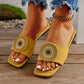 🎁 Hot Sale 49% OFF 🔥Women's Evil Eye Rhinestones Adorned Sandals