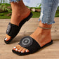 🎁 Hot Sale 49% OFF 🔥Women's Evil Eye Rhinestones Adorned Sandals