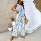 🔥 Hot Sale 50% OFF🌺Women's Trendy Print 2 Piece Outfits Sleeveless Top & Pants