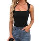 🎀Buy 1 Get 1 Free🎀 Women's Square Neck Sleeveless Double-Layer Tank Top