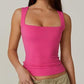 🎀Buy 1 Get 1 Free🎀 Women's Square Neck Sleeveless Double-Layer Tank Top