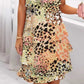 Versatile Stylish Leopard Colorful Print Sequin Dress