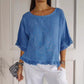 💖LAST DAY SALE 50% OFF💖Loose fit cotton linen summer top