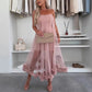 🌸Spring Specials💐 Women's Mesh Patchwork Strapless Dress