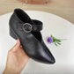 Women's Chunky Heel Pointed Toe Shoes