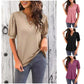 🔥Super Special Price-50% OFF👚Women's V-Neck Casual Puff Short Sleeve Top Elegant T-Shirt