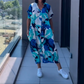 Women's Casual Elegant Printed V-Neck Dress