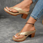 💕Limited Sale 49% OFF💕Women’s Summer Chunky Heel Flip Flops
