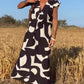 🎁 Hot Sale 50%🔥V-Neck Print Dress