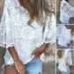Women’s Boho Chic Sheer Lace Embroidered Blouse💥Limited time offer